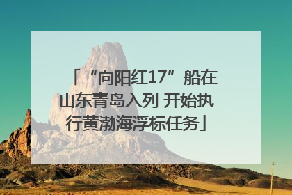 “向阳红17”船在山东青岛入列 开始执行黄渤海浮标任务