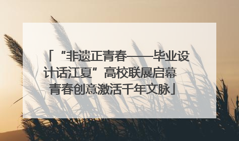 “非遗正青春——毕业设计话江夏”高校联展启幕 青春创意激活千年文脉