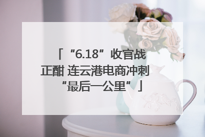 “6.18”收官战正酣 连云港电商冲刺“最后一公里”