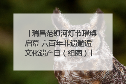 瑞昌范镇河灯节璀璨启幕 六百年非遗邂逅文化遗产日（组图）