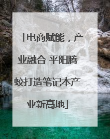 电商赋能，产业融合 平阳腾蛟打造笔记本产业新高地