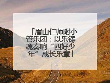 眉山仁师附小管乐团：以乐铸魂奏响“四好少年”成长乐章