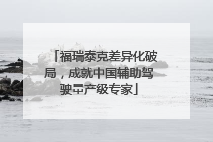 福瑞泰克差异化破局，成就中国辅助驾驶量产级专家