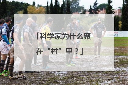 科学家为什么聚在“村”里？