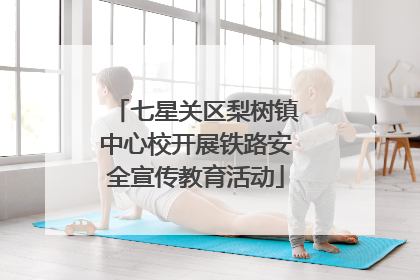 七星关区梨树镇中心校开展铁路安全宣传教育活动