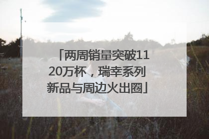 两周销量突破1120万杯，瑞幸系列新品与周边火出圈