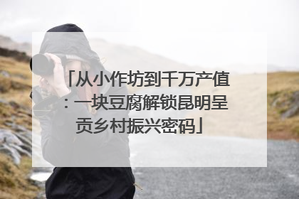 从小作坊到千万产值：一块豆腐解锁昆明呈贡乡村振兴密码
