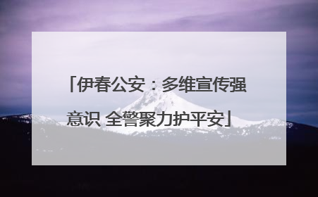 伊春公安：多维宣传强意识 全警聚力护平安