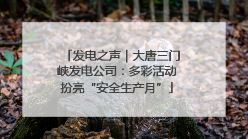 发电之声｜大唐三门峡发电公司：多彩活动扮亮“安全生产月”