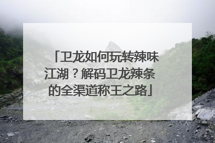 卫龙如何玩转辣味江湖？解码卫龙辣条的全渠道称王之路