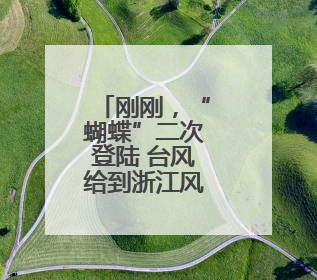 刚刚，“蝴蝶”二次登陆 台风给到浙江风雨不小！