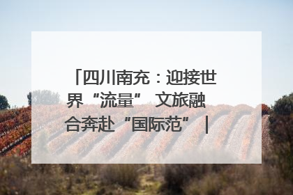 四川南充：迎接世界“流量” 文旅融合奔赴“国际范”｜话锦绣·说安逸