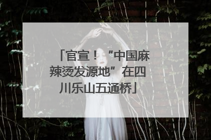 官宣！“中国麻辣烫发源地”在四川乐山五通桥