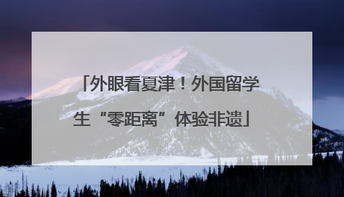 外眼看夏津！外国留学生“零距离”体验非遗