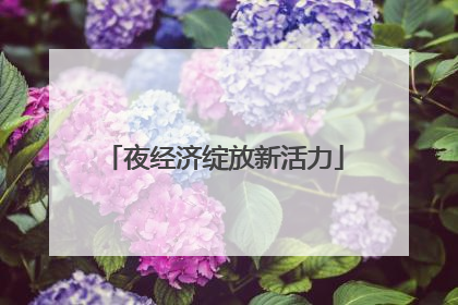 夜经济绽放新活力