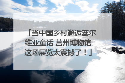 当中国乡村邂逅塞尔维亚童话 莒州博物馆这场展览太震撼了！