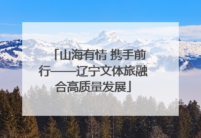 山海有情 携手前行——辽宁文体旅融合高质量发展