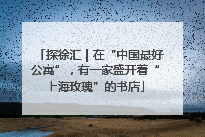 探徐汇｜在“中国最好公寓”，有一家盛开着“上海玫瑰”的书店
