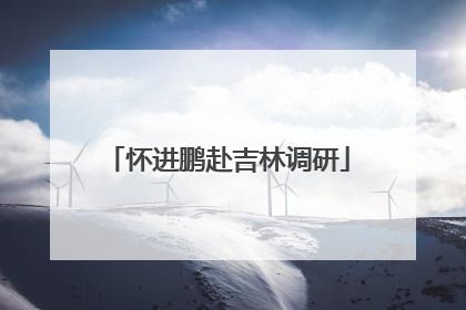 怀进鹏赴吉林调研