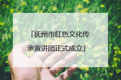抚州市红色文化传承宣讲团正式成立