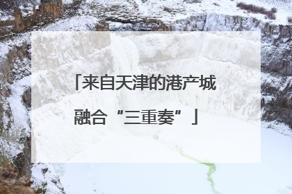 来自天津的港产城融合“三重奏”