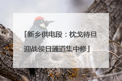 新乡供电段：枕戈待旦迎战侯日通道集中修
