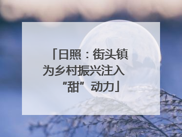 日照：街头镇为乡村振兴注入“甜”动力