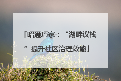昭通巧家：“湖畔议栈”提升社区治理效能