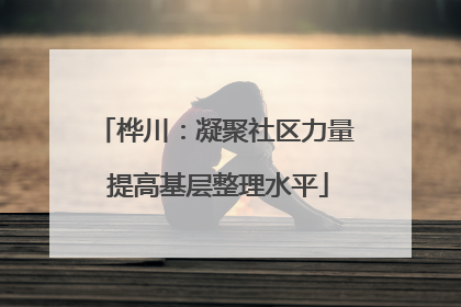 桦川：凝聚社区力量 提高基层整理水平