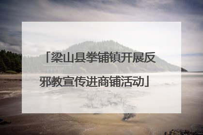 梁山县拳铺镇开展反邪教宣传进商铺活动