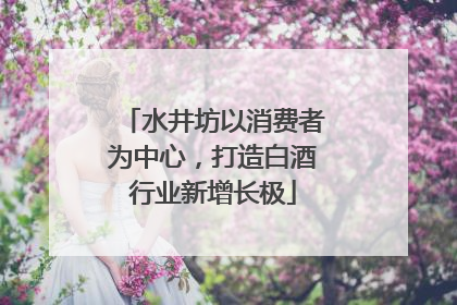 水井坊以消费者为中心，打造白酒行业新增长极