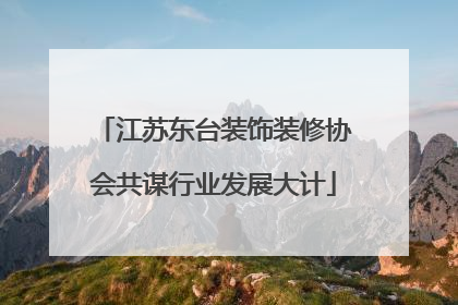 江苏东台装饰装修协会共谋行业发展大计
