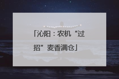 沁阳：农机“过招”麦香满仓