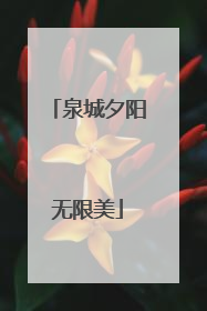 泉城夕阳无限美