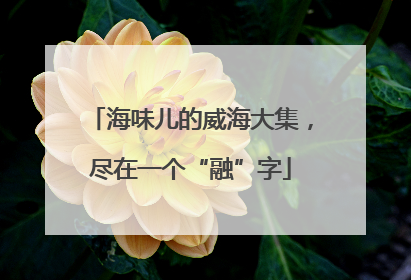 海味儿的威海大集，尽在一个“融”字