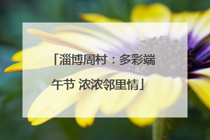 淄博周村：多彩端午节 浓浓邻里情
