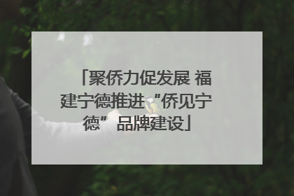 聚侨力促发展 福建宁德推进“侨见宁德”品牌建设