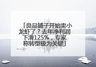 良品铺子开始卖小龙虾了？去年净利润下滑125%，专家称转型极为关键