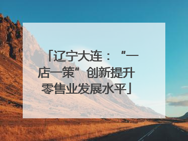 辽宁大连：“一店一策”创新提升零售业发展水平