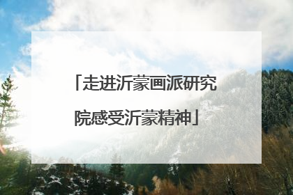 走进沂蒙画派研究院感受沂蒙精神