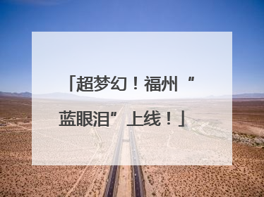 超梦幻！福州“蓝眼泪”上线！