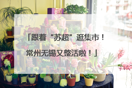 跟着“苏超”逛集市！常州无锡又整活啦！