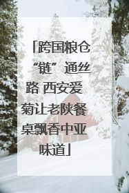 跨国粮仓“链”通丝路 西安爱菊让老陕餐桌飘香中亚味道