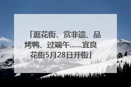 逛花街、赏非遗、品烤鸭、过端午……宜良花街5月28日开街