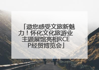 邀您感受文旅新魅力！怀化文化旅游业主题展馆亮相RCEP经贸博览会