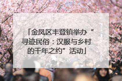 金凤区丰登镇举办“寻迹民俗：汉服与乡村的千年之约”活动