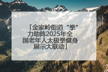 金家岭街道“拳”力助阵2025年全国老年人太极拳健身展示大联动