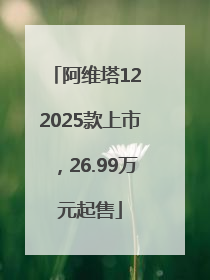 阿维塔12 2025款上市，26.99万元起售