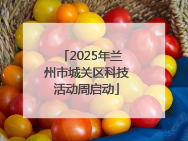 2025年兰州市城关区科技活动周启动