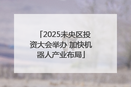2025未央区投资大会举办 加快机器人产业布局